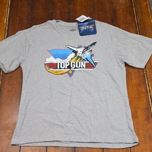 Top Gun Gray Graphic Tee